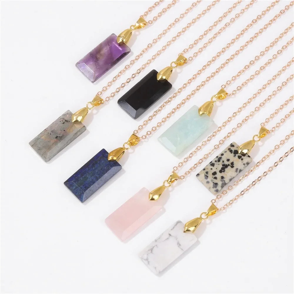 Collier naturel Alanding. Collier de yoga de guérison Reiki.