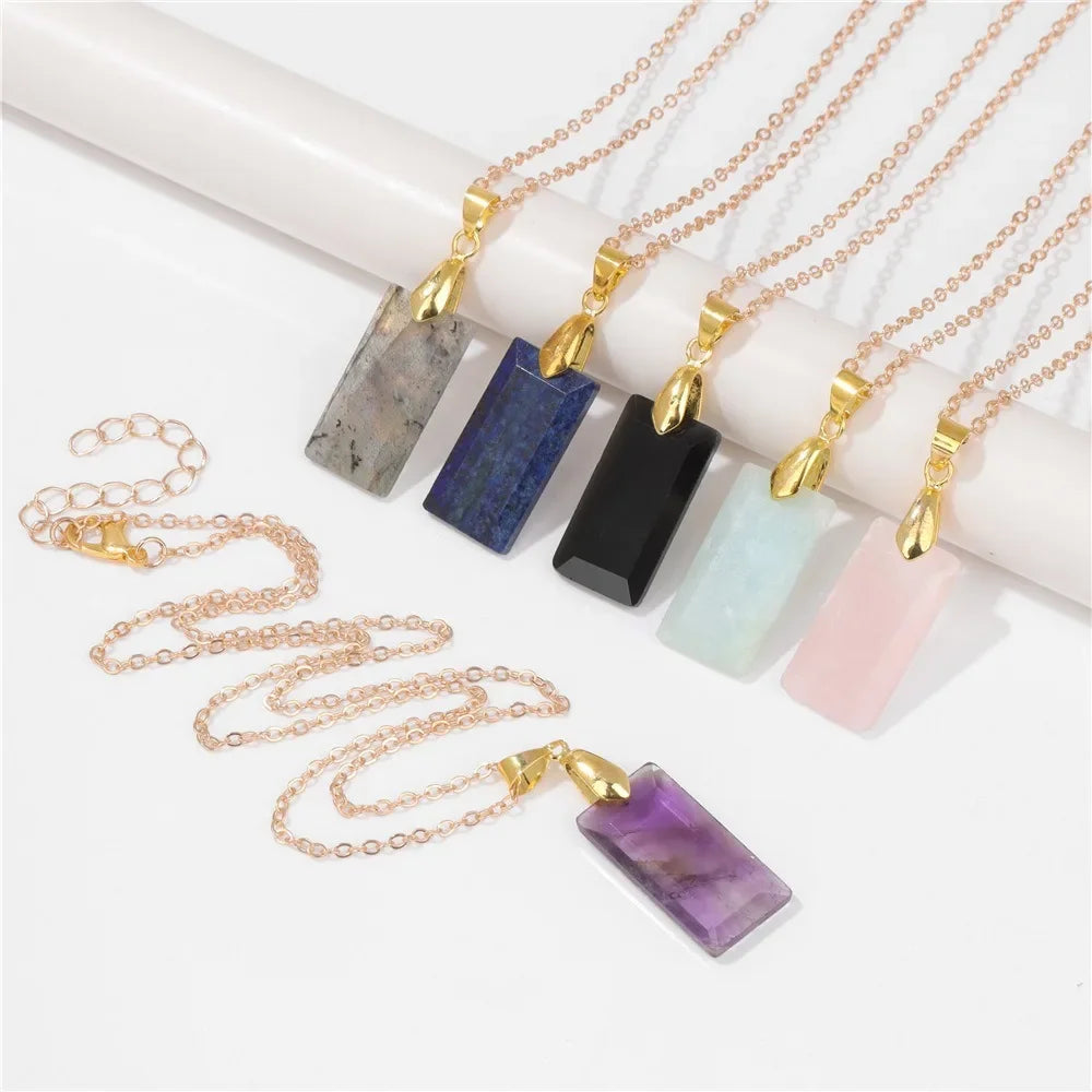Collier naturel Alanding. Collier de yoga de guérison Reiki.