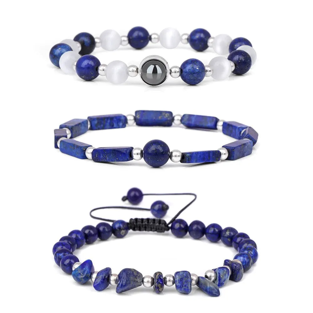 Bracelet en pierre de guérison pour la purification du corps, le yoga et la méditation.